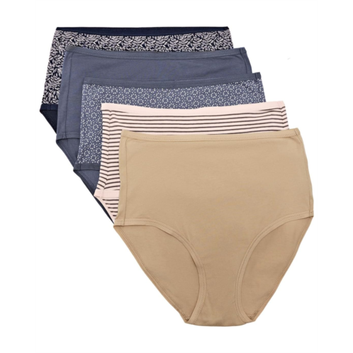 Womens PACT Everyday High-Rise Brief 5-Pack