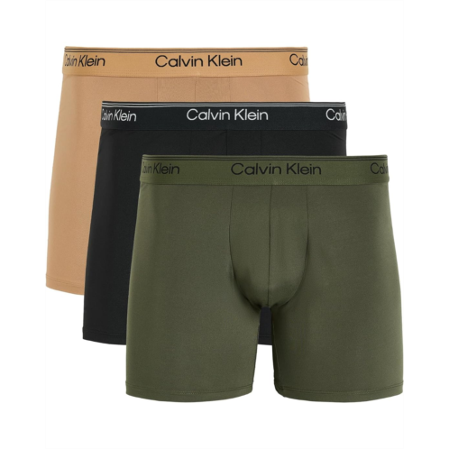 Mens Calvin Klein Underwear Micro Stretch 3-Pack Boxer Briefs