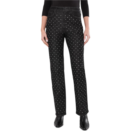 Womens NYDJ Marilyn Straight Stud Jeans