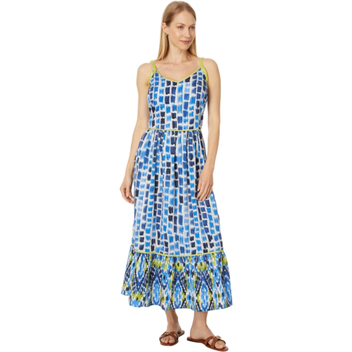 NICZOE Brushstroke Blues Dress