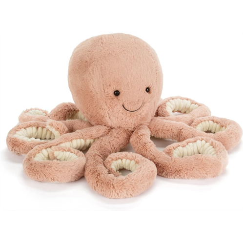 Jellycat Odell Octopus Stuffed Animal Large 18.5 inches - Ocean and Sea Plush Toy - Classic Childreninchs Gift