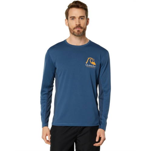 Quiksilver Waterman Check 2 Long Sleeve Surf Tee