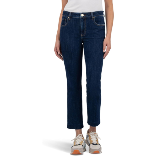 KUT from the Kloth Reese High-Rise Fab Ab Ankle Straight Blind Hem