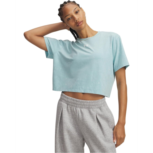 Under Armour Rival Boxy Tee Wash