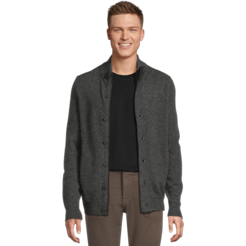 Mens Barbour Essential Patch Zip Through Knitted Jumper