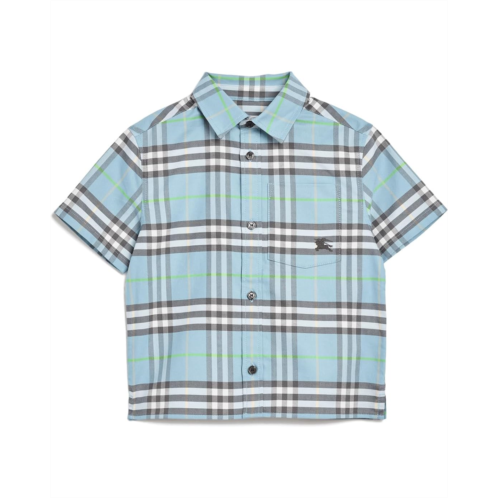 Boys Burberry Kids Billy Check Shirt (Infant/Toddler)