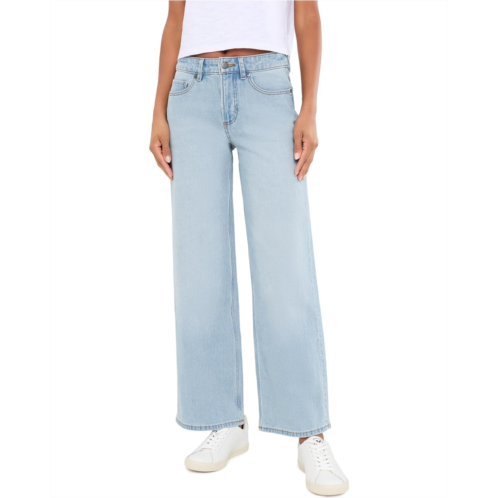 Womens Toad&Co Tamarack Wide Leg Blue Jeans