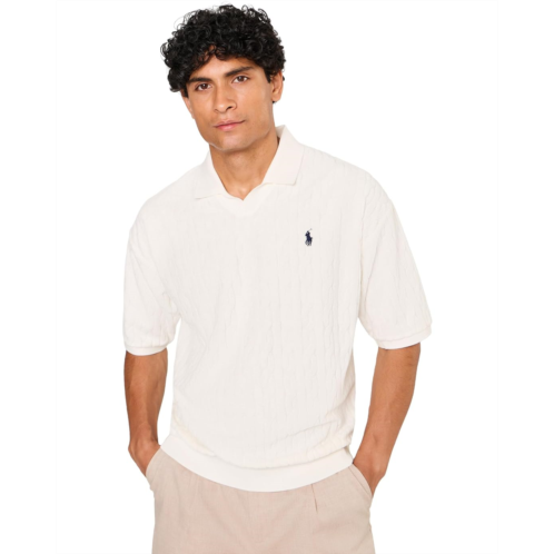 Polo Ralph Lauren Relaxed Fit Cable-knit Terry Polo Shirt