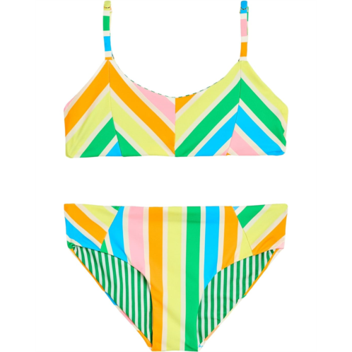 Maaji Kids Rhythmic Lines Mahe Girls Swimwear (Little Kids/Big Kids)