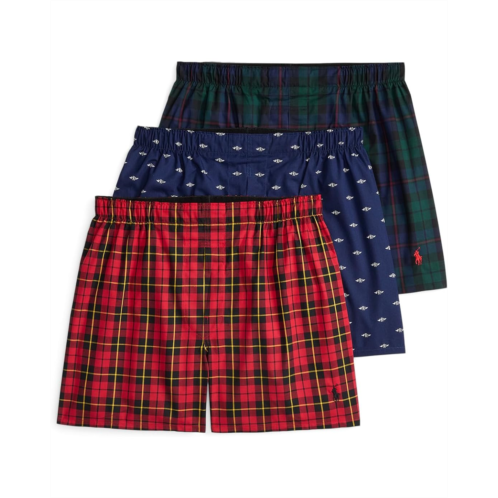 Polo Ralph Lauren 3-Pack Classic Fit Woven Boxers