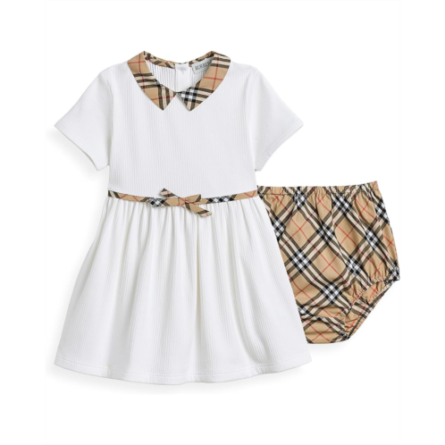 Girls Burberry Kids Orla Check Dress (Infant)