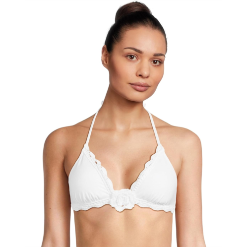 BECCA Colette Crochet Flower Halter Top