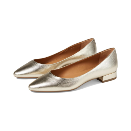 Aquatalia Penina Saffiano Metallic Skimmer