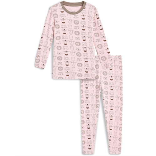 Kickee Pants Kids Print Long Sleeve Pajama Set (Toddler/Little Kids/Big Kids)