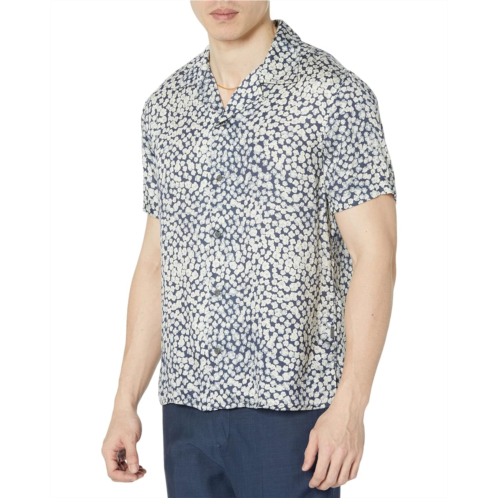 Mens John Varvatos Danny Short Sleeve Camp Shirt W706Z1