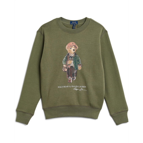 Boys Polo Ralph Lauren Kids Polo Bear Fleece Sweatshirt (Big Kid)