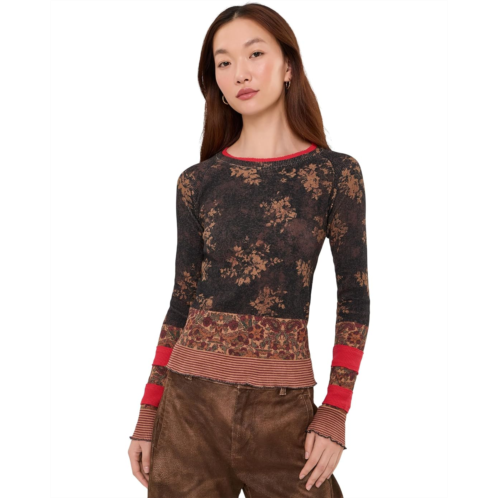Womens Free People Easy Does It Printed