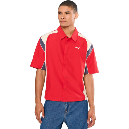 Unisex PUMA Future Archive Boxy Woven Moto Shirt