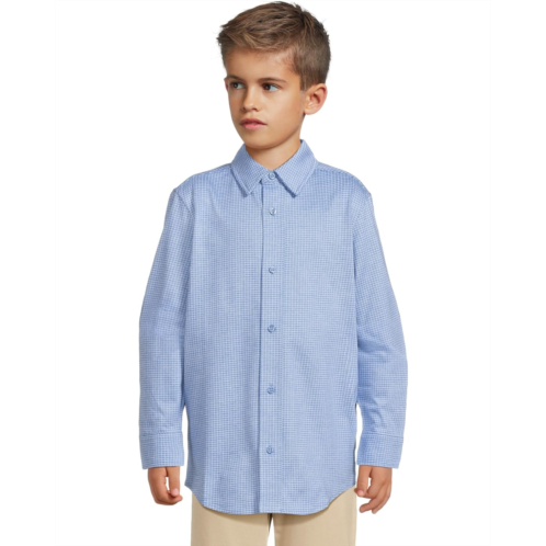 Johnston & Murphy Kids Boys Xc Flex Stretch Long-sleeve Shirt (Big Kid)