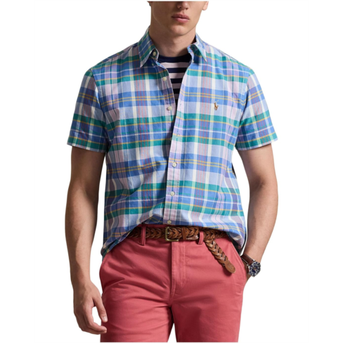 Mens Polo Ralph Lauren Classic Fit Plaid Oxford Shirt