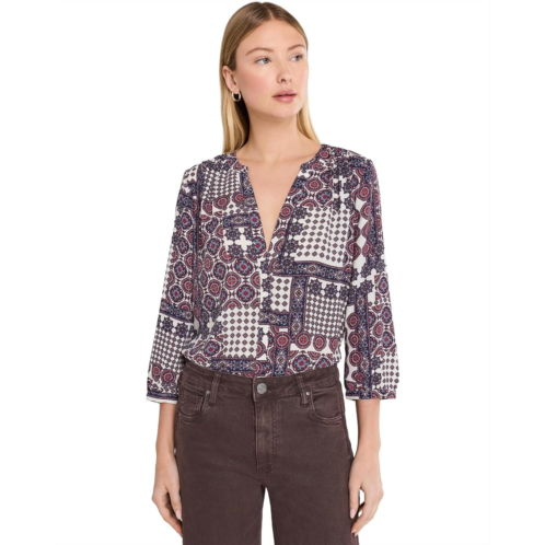 Womens NYDJ Pintuck Blouse