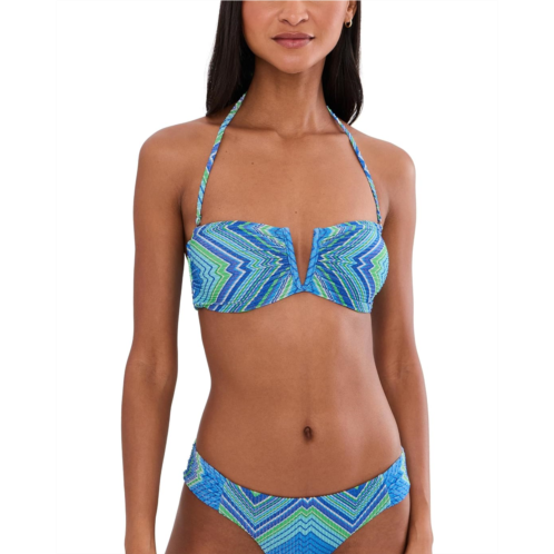 BECCA Summer Sunrise Brinley Shirred Bandeau Top