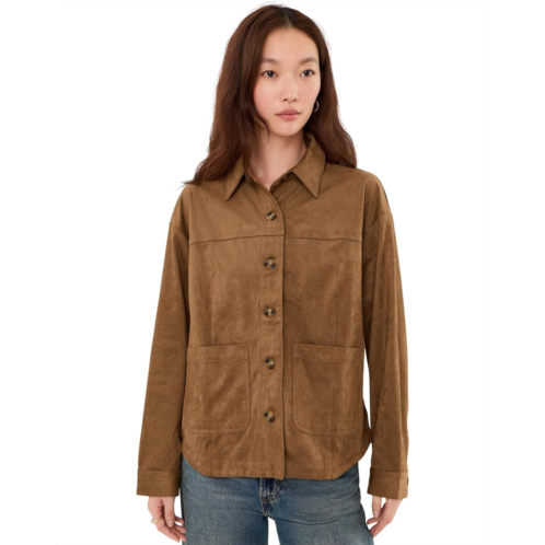 Womens KUT from the Kloth Ellie Faux Suede Jacket