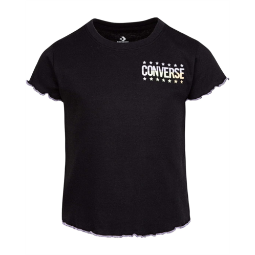 Converse Kids Babydoll Wordmark Top (Big Kids)