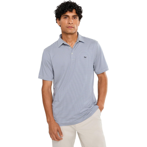 Mens Vineyard Vines Bradley Stripe Sankaty Polo