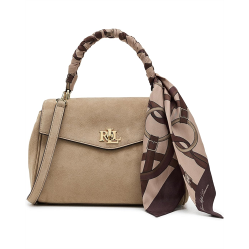 POLO Ralph Lauren Lauren Ralph Lauren Scarf-Trim Small Farrah Soft Satchel