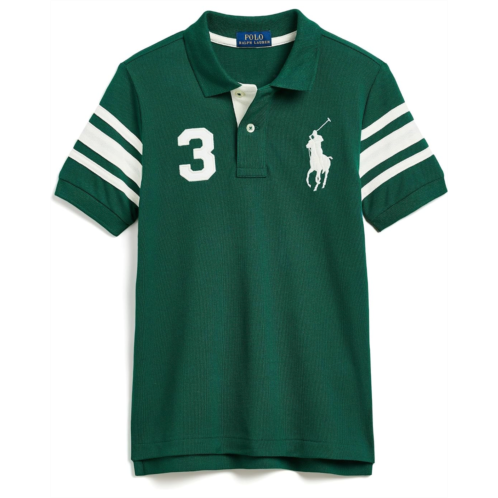 Boys Polo Ralph Lauren Kids Big Pony Cotton Mesh Polo Shirt (Toddler/Little Kid)
