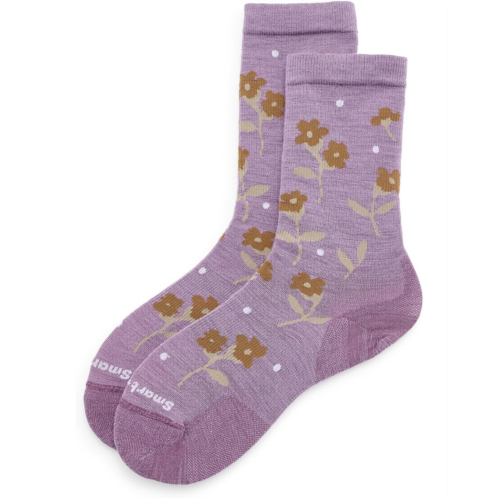 Womens Smartwool Everyday Garden Gala Crew Socks