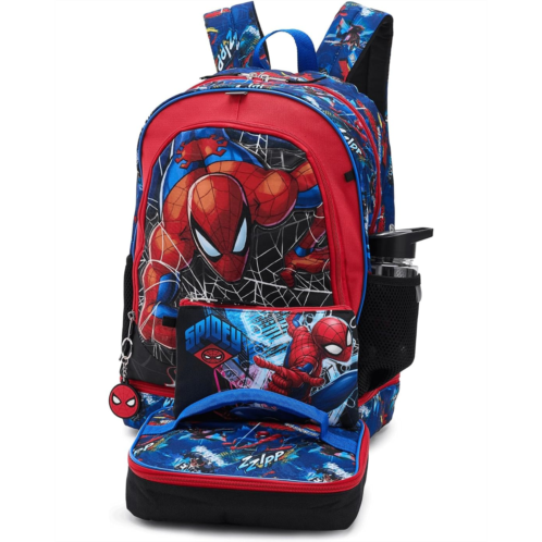 BIOWORLD Kids Spider-Man Integrated Backpack Set (Little Kid/Big Kid)