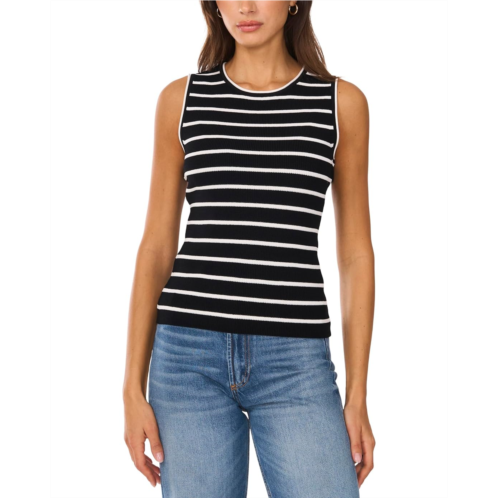 Womens Vince Camuto Stripe Tank With Tipping