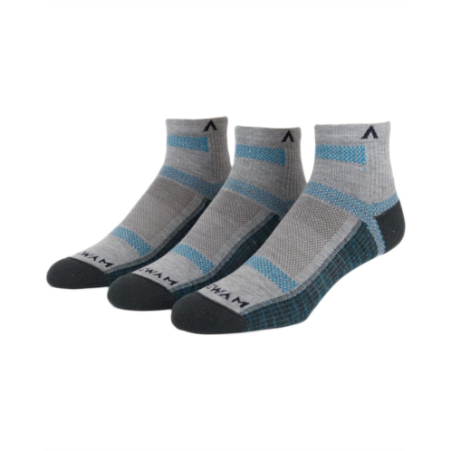 Unisex Wigwam Ultra Cool-Lite Quarter 3-Pack