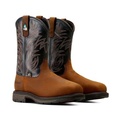 Mens Ariat Work WorkHog MetGuard CSA Waterproof Composite Toe Work Boots