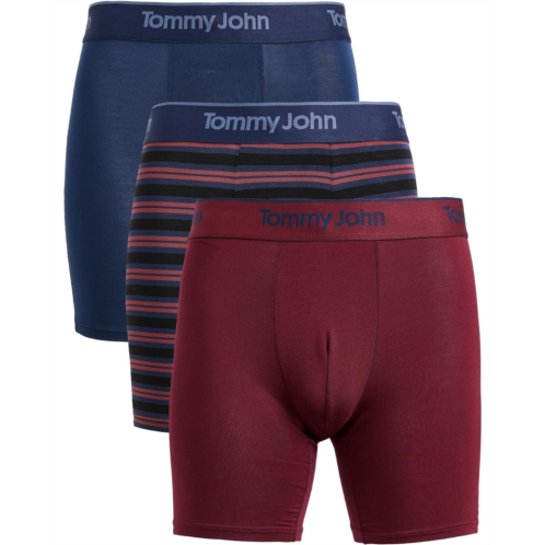 Mens Tommy John Second Skin Modal 6 Boxer Brief 3-Pack