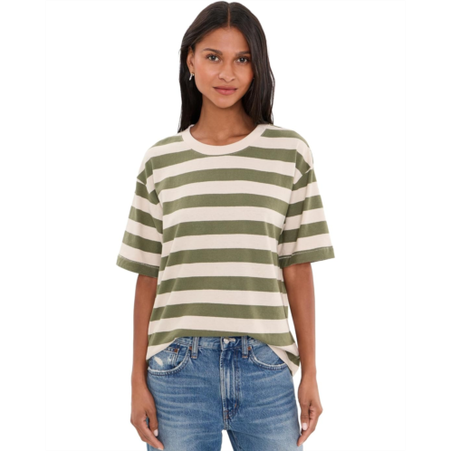 Womens Faherty Hemp Blend Vintage Tee