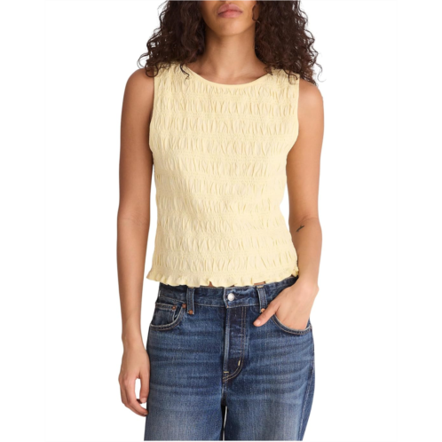 Madewell Smocked Boatneck Tank