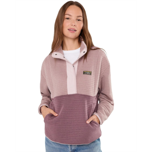 L.L.Bean Womens LLBean Airlight Grid Pullover Color-Block