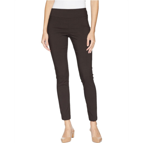 Womens Elliott Lauren Control Stretch Pull-On Ankle Pants with Back Slit detail
