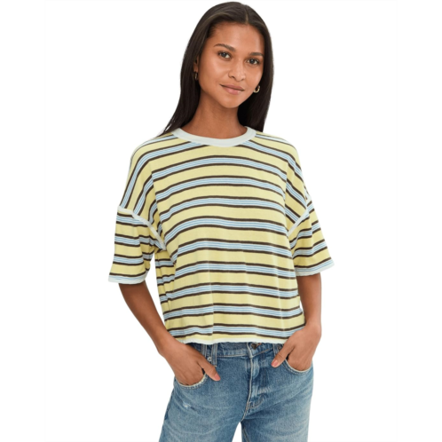 Womens Free People We The Free Clean Rugby Tee