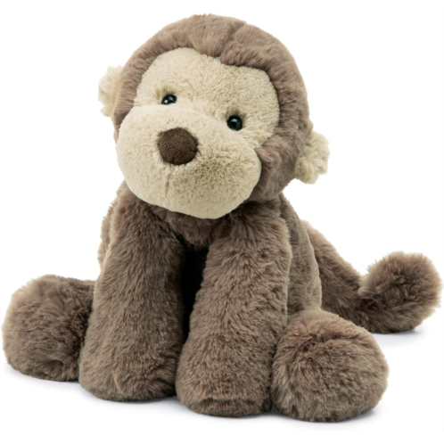 Jellycat Smudge Monkey Stuffed Animal Medium 14 inches - Monkey Plush Toy - Classic Childreninchs Gift