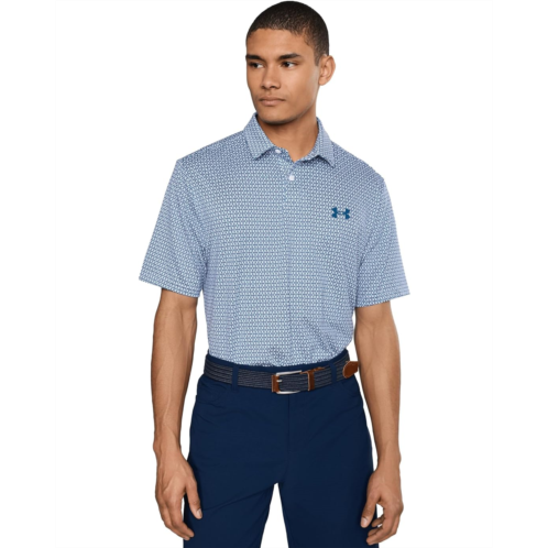 Mens Under Armour Golf Matchplay Printed Golf Polo