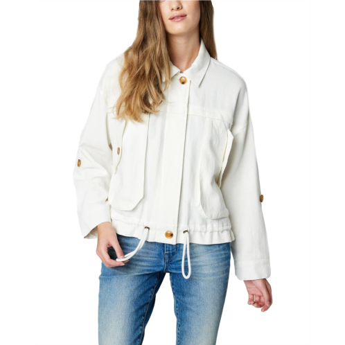 Blank NYC Linen Utility Jacket in Great Catch