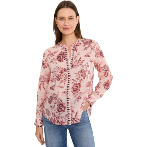 Johnny Was Ruffle Cuff Blouse