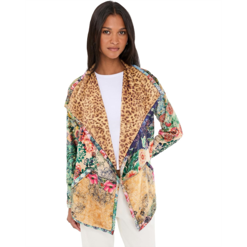 Johnny Was Joan Wrap Binded Sherpa Jacket (Reversible)