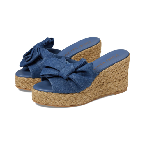 Stuart Weitzman Loveknot Espadrille Wedge Slide