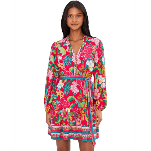 Adrianna Papell Short Printed Rayon Dress