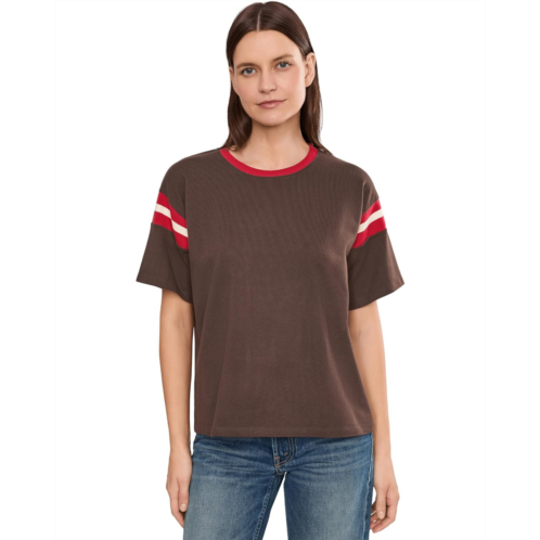Womens Faherty Sport Jersey Throwback Tee